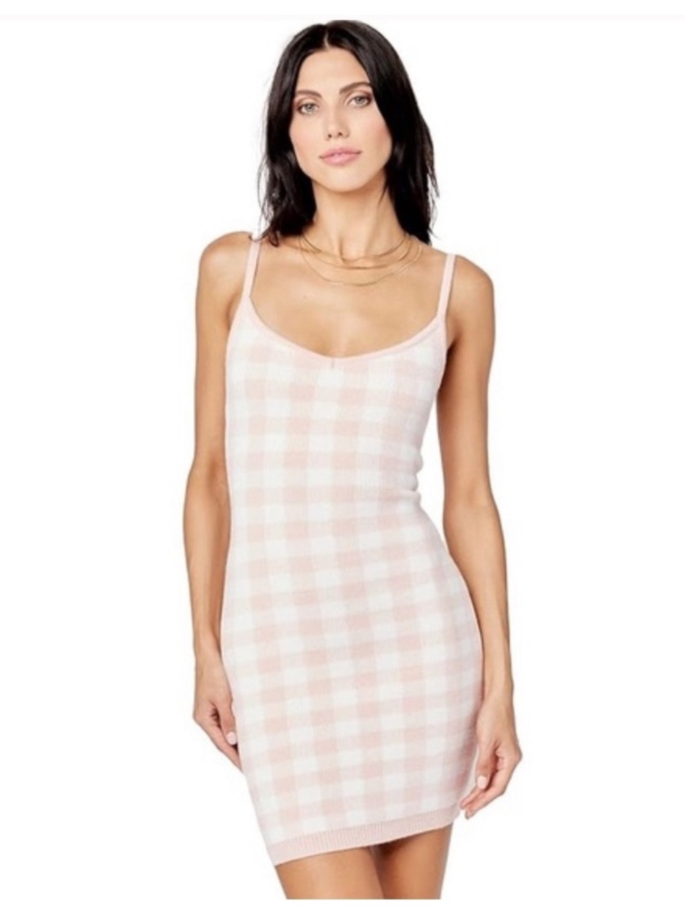 l*space Pink Gingham Francie Dress